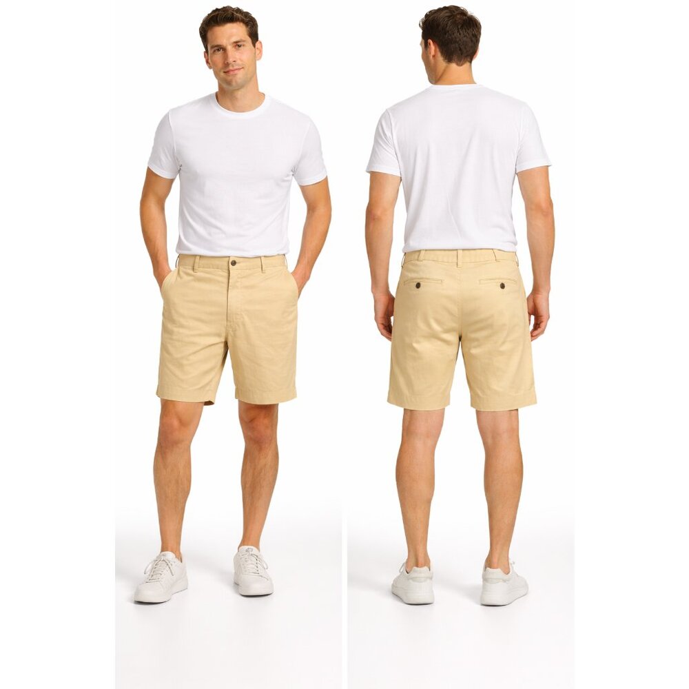 Short homme beige / jaune clair, neuf avec étiquette. Léger